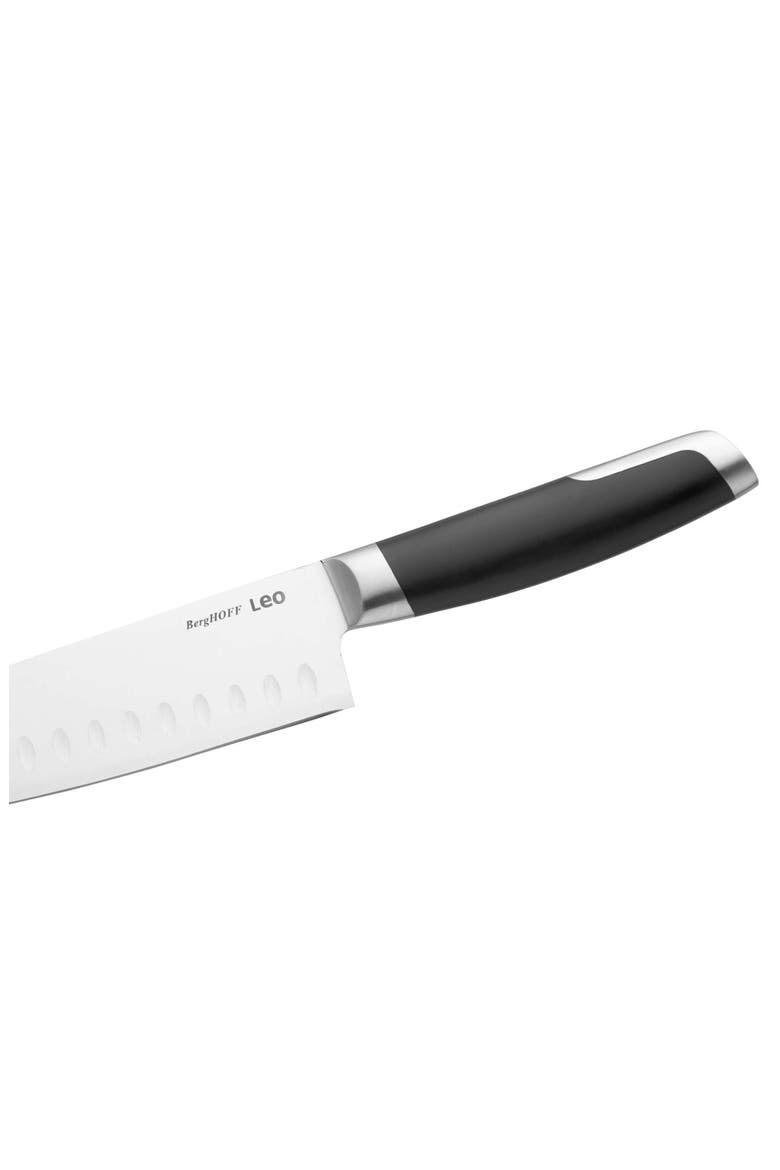Leo Graphite Santoku Knife, Alternate, color, BLACK