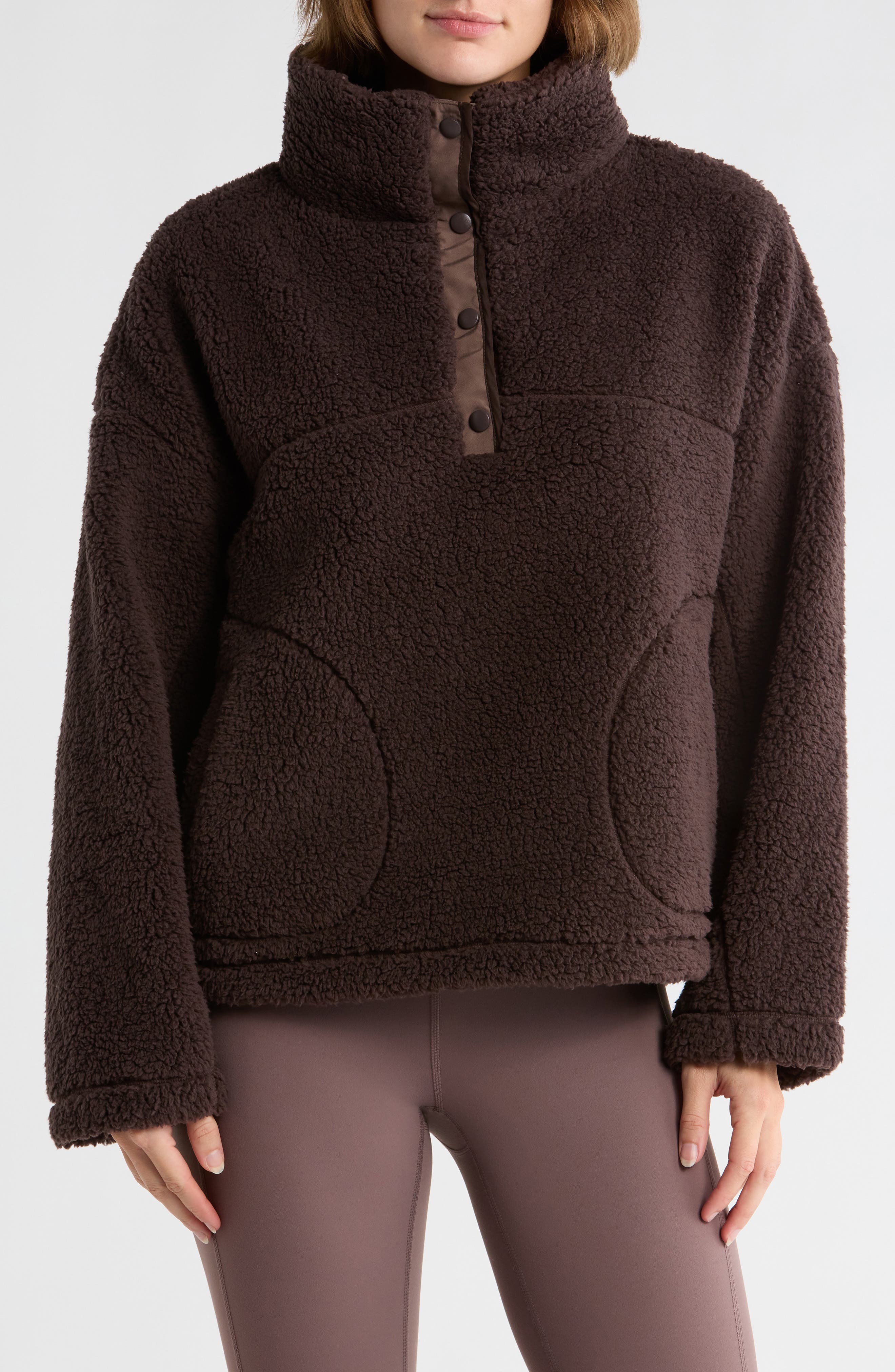Z by Zella High Pile Fleece Pullover