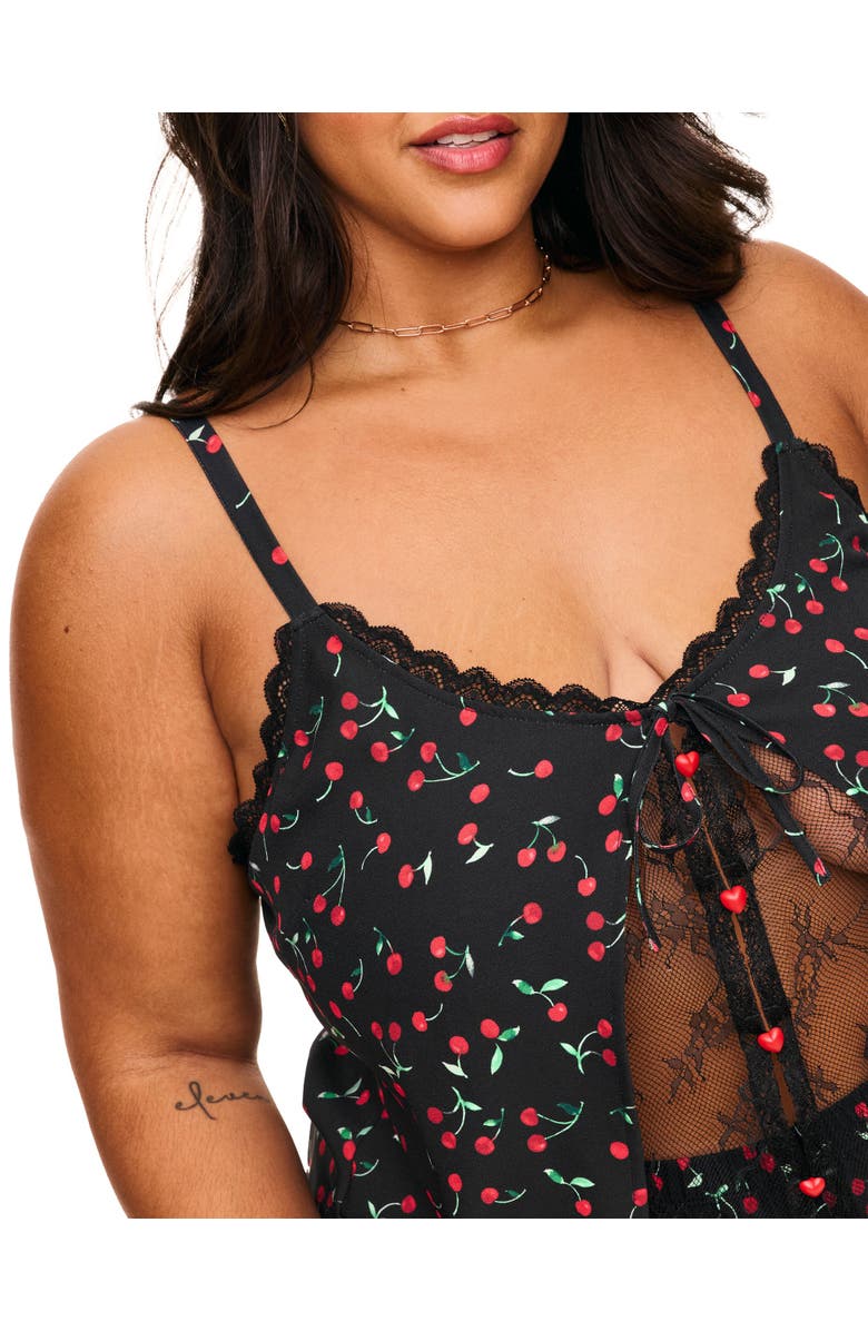 Adore Me Kiora Cami And Shorts Pajama Set, Alternate, color, 