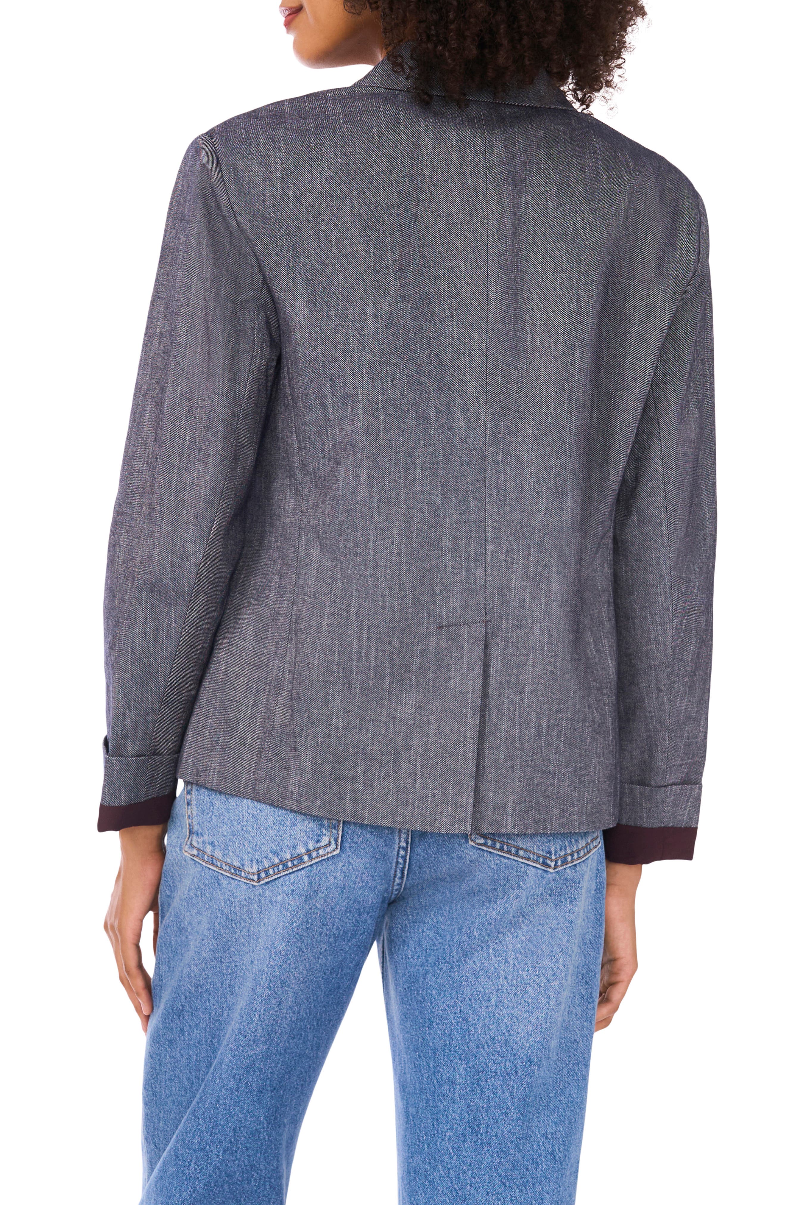 Halogen® Two Button Cotton Blazer (Women) | Nordstromrack