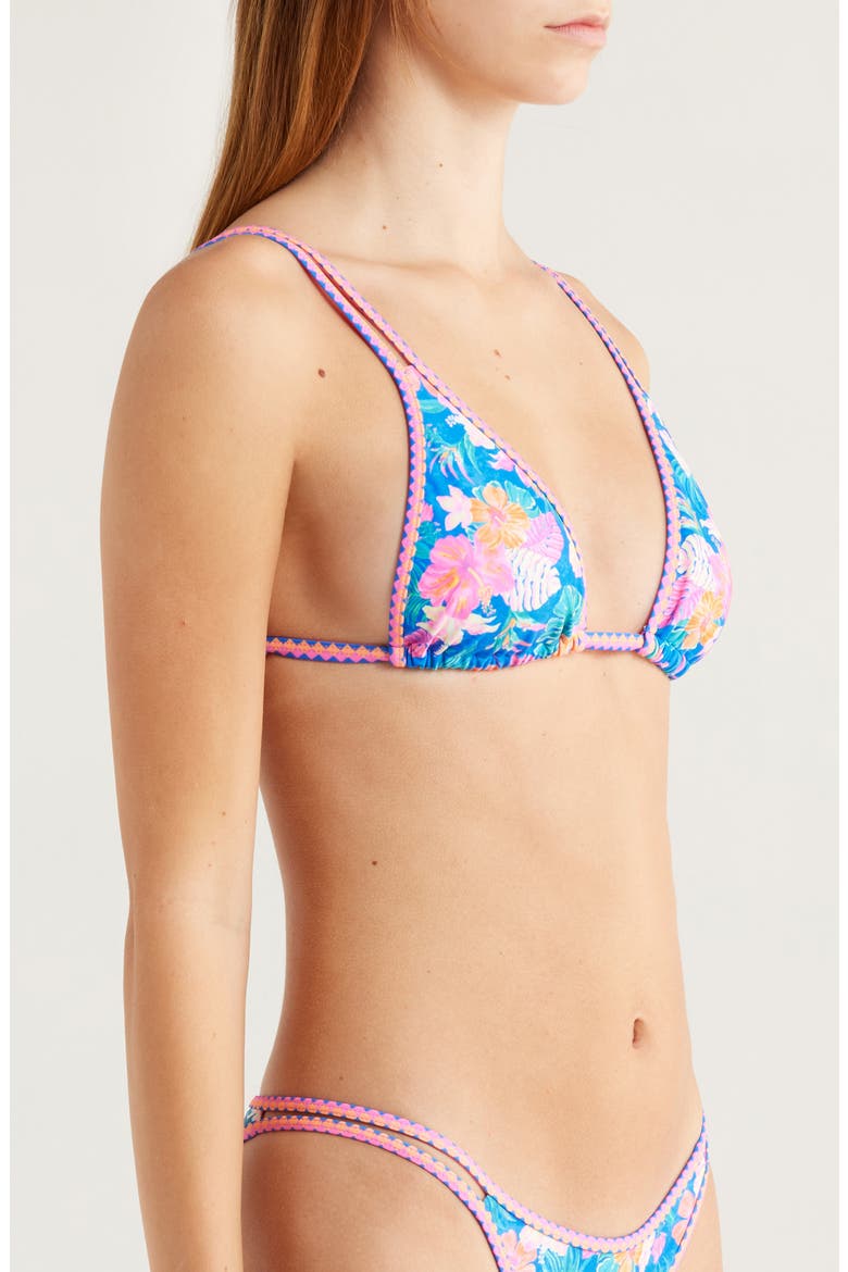 Strappy Bikini Top, Alternate, color, ELECTRIC PALMS