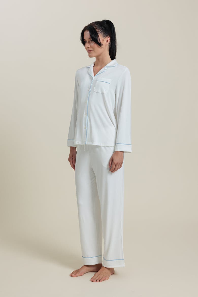 Natural Pajama Pants, Alternate, color, White