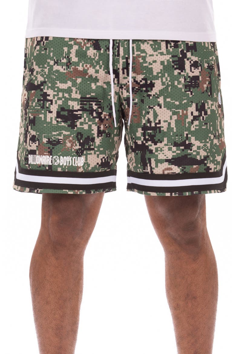 Digi Camo Shorts, Alternate, color, SESAME