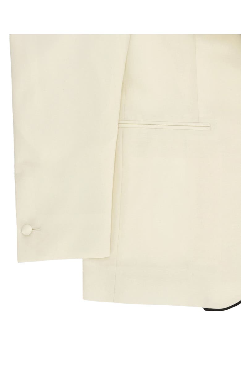 Fortela Fresco Wool Single-Breasted Tuxedo Suit, Alternate, color, Ecru