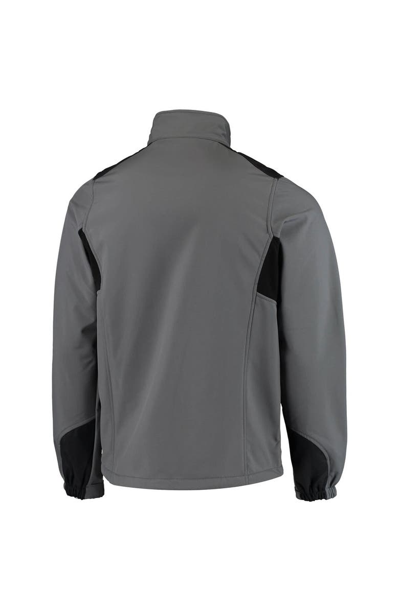 DUNBROOKE Men's Dunbrooke Charcoal New York Jets Circle Softshell Fleece Full-Zip Jacket, Alternate, color,