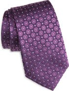 Duchamp Medallion Print Silk Tie