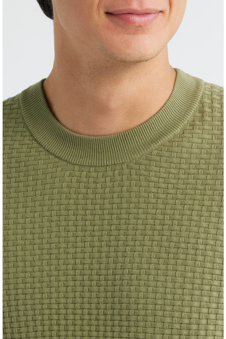 Imberto Textured Sweater, Alternate, color, MEDIUM GREEN
