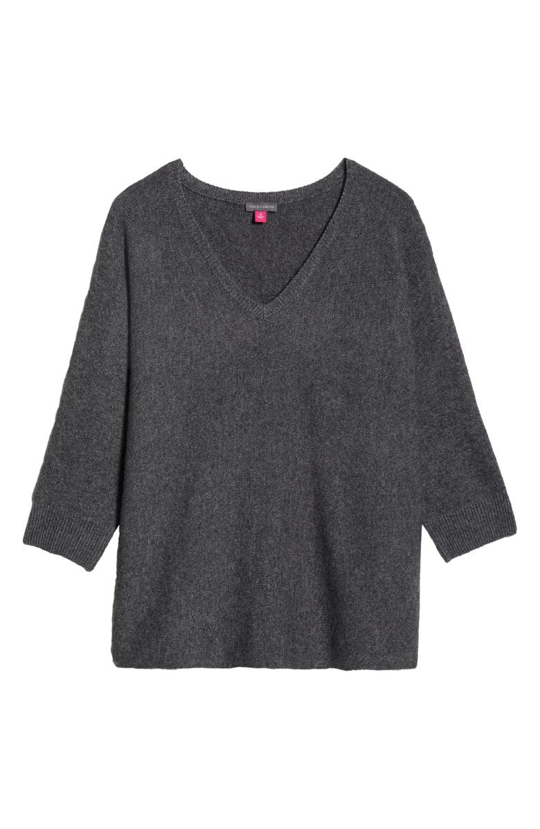 Vince Camuto Dolman Sleeve Sweater, Alternate, color, Medium Heather Grey
