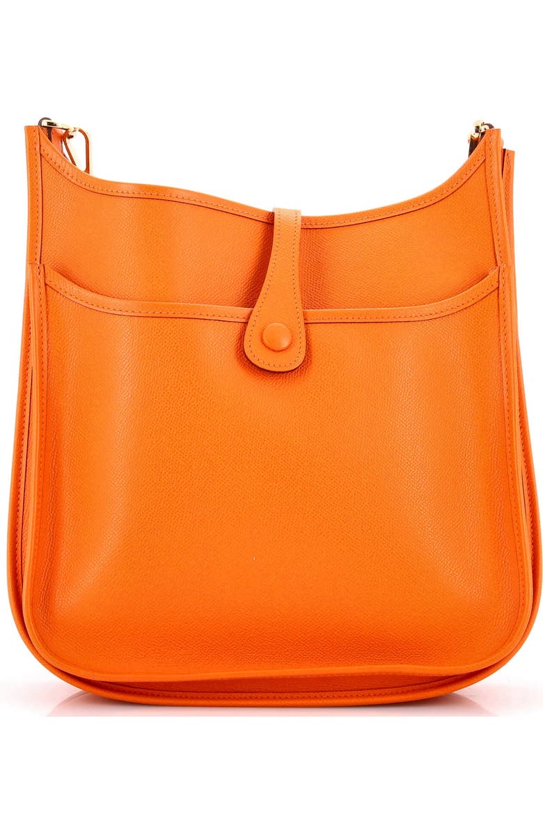 Pre-Owned Hermes Evelyne Bag Gen II Epsom PM, Alternate, color, Orange H