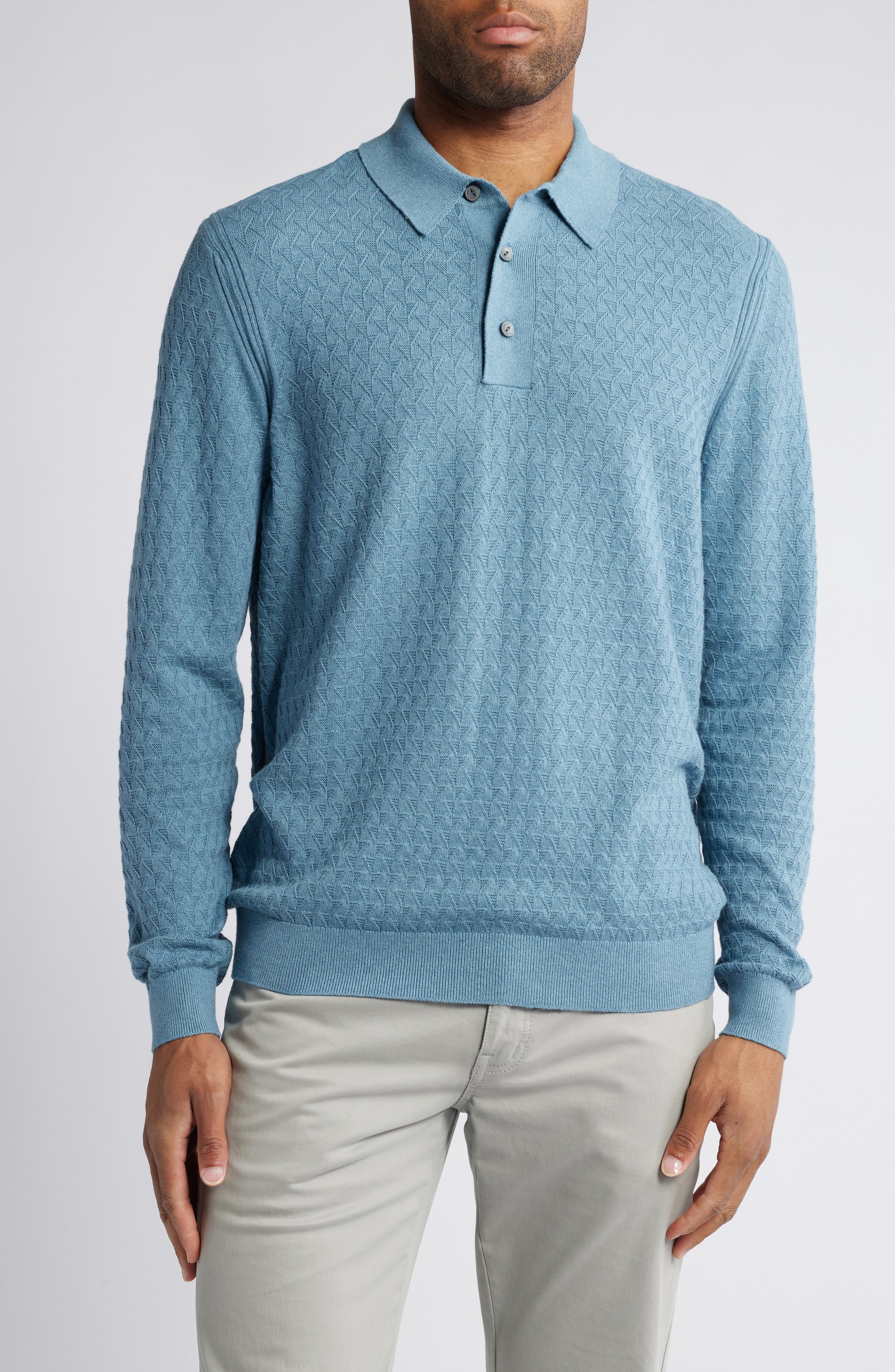 Capital Long Sleeve Polo Sweater