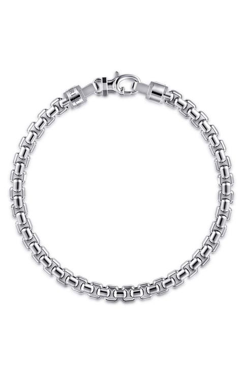 Men's Sterling Silver Chain Bracelet