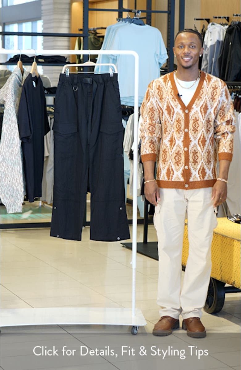 Belted Washed Twill Pants, sales video thumbnail