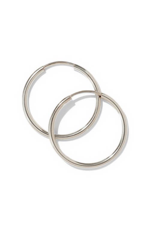 Made By Mary Live In Hoop Earrings In Metallic