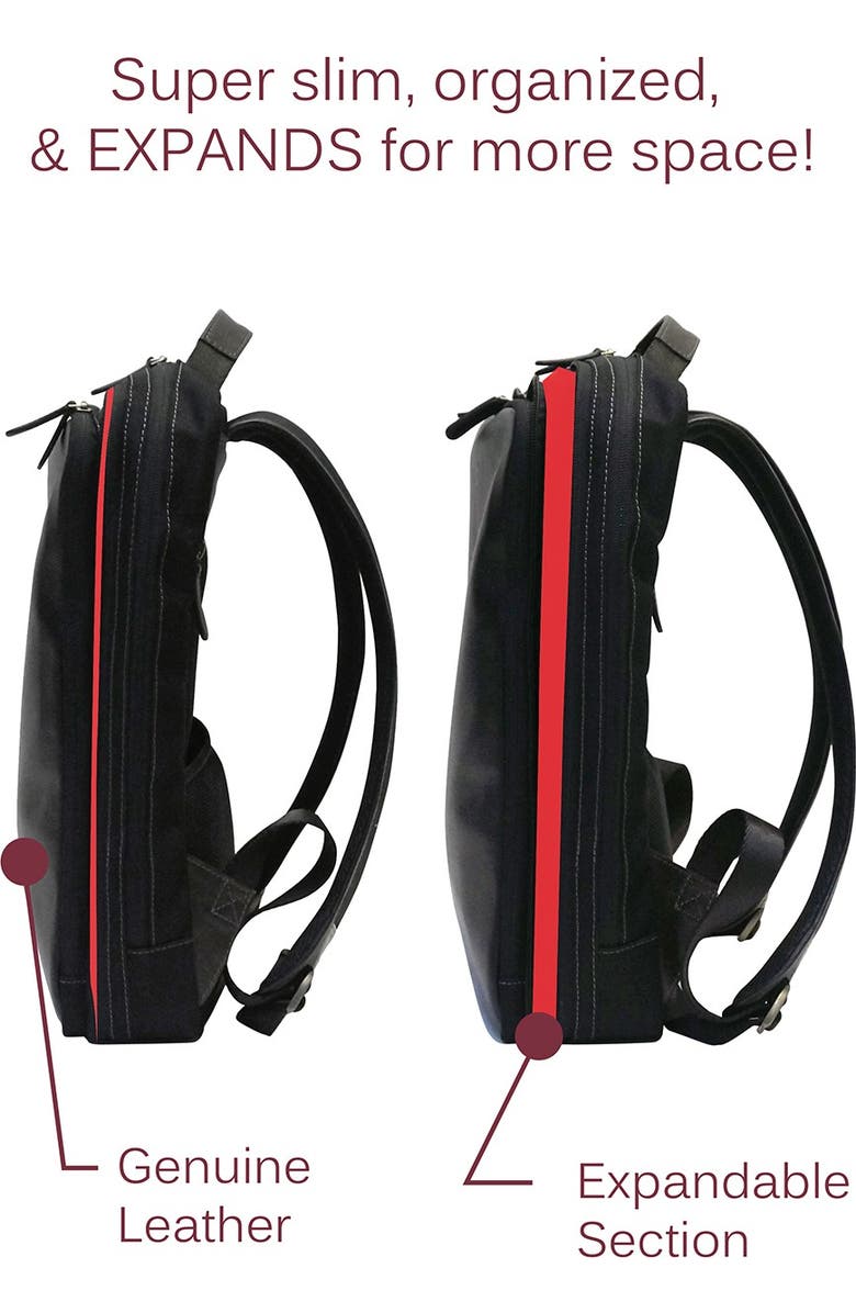 BOCONI Slim Expandable City Backpack, Alternate, color,