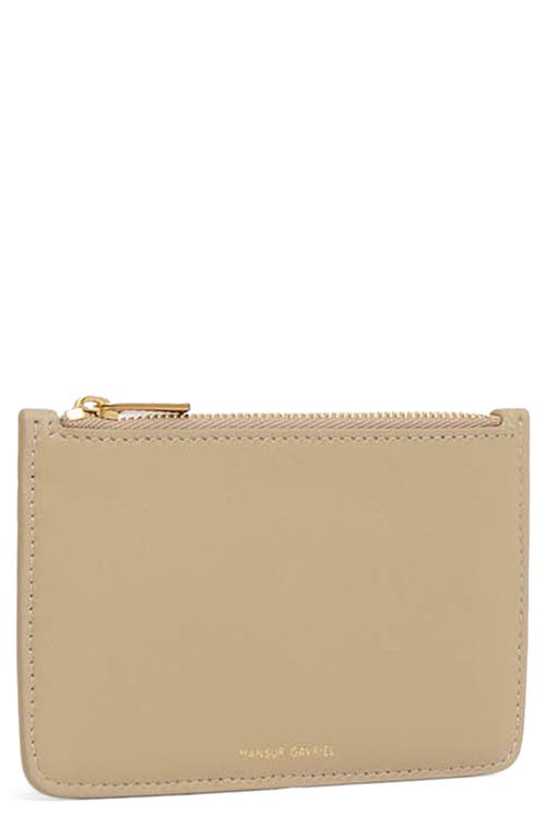 Mansur Gavriel Leather Zip Card Holder