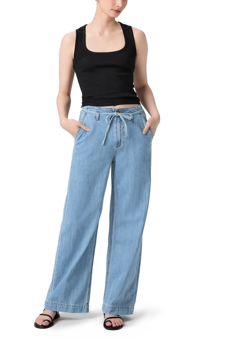 Zoey High Waist Wide Leg Jeans, Alternate, color, TRANQUILITY