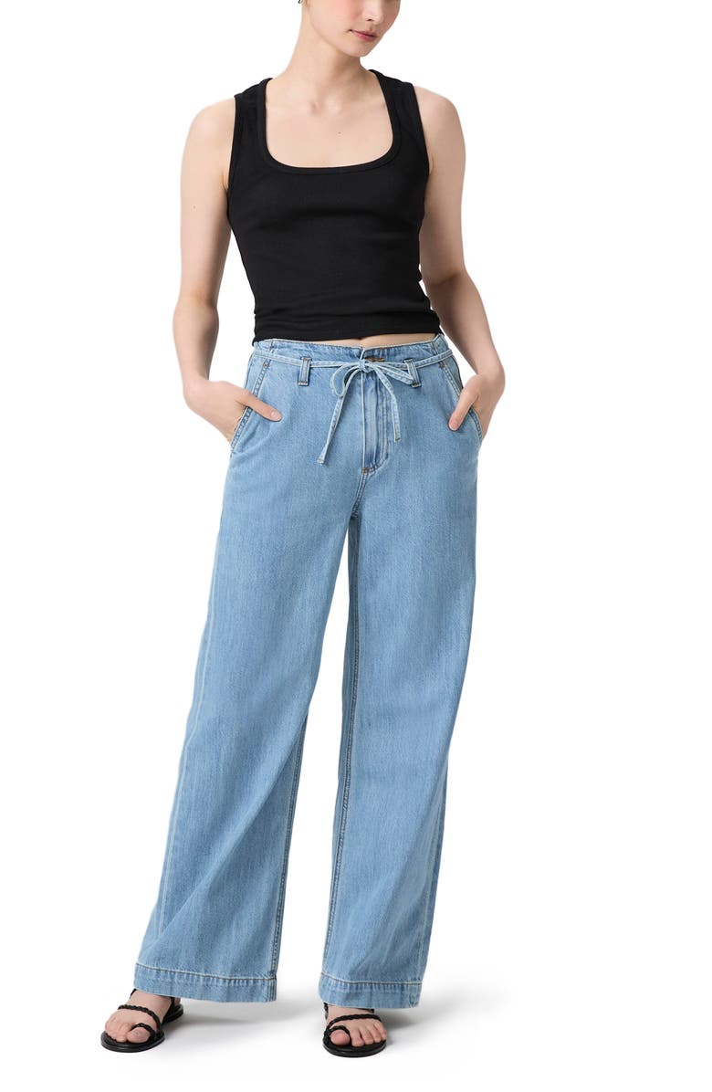 PAIGE Zoey High Waist Wide Leg Jeans, Alternate, color, Tranquility