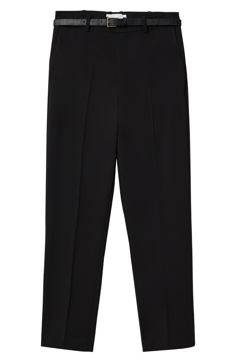 MANGO Belted Pants, Alternate, color,