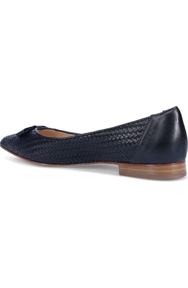 Ron White Jada Pointed Toe Flat, Alternate, color, Onyx