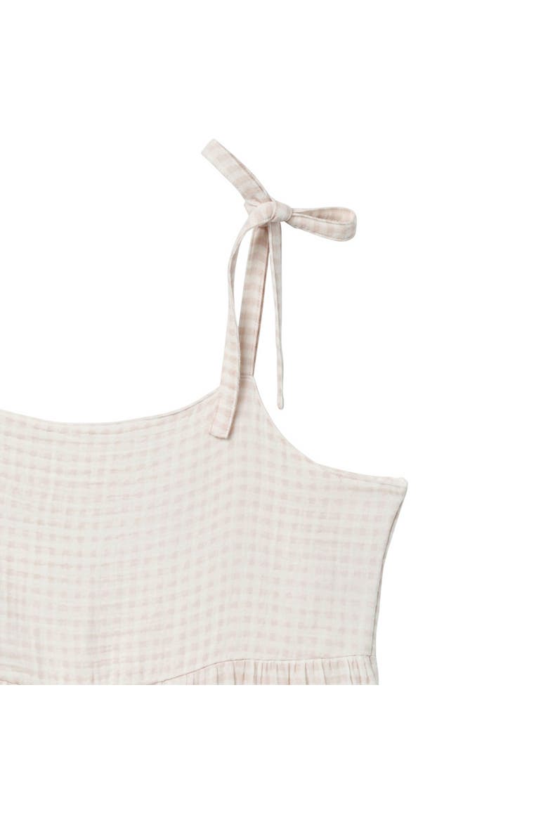Mommy & Me Sun Dress, Alternate, color, Tan Gingham