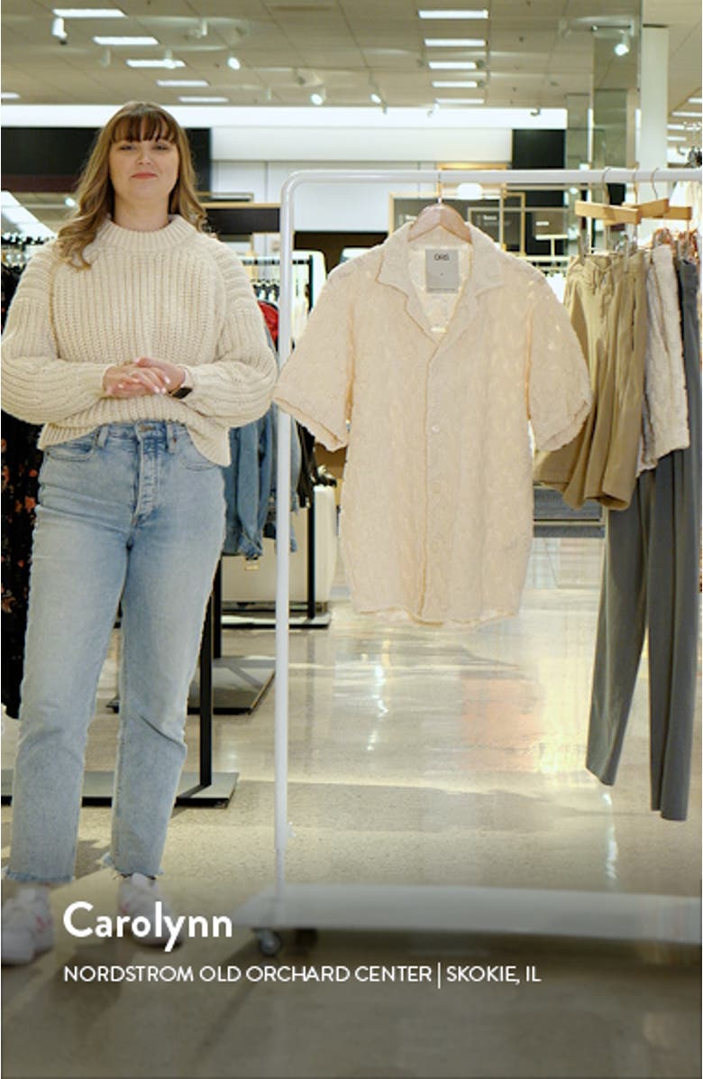 Atlas Crochet Camp Shirt, sales video thumbnail