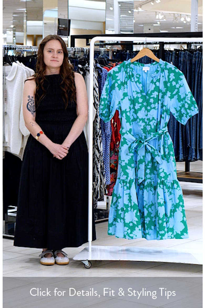 Riona Floral Wynette Tiered Midi Dress video