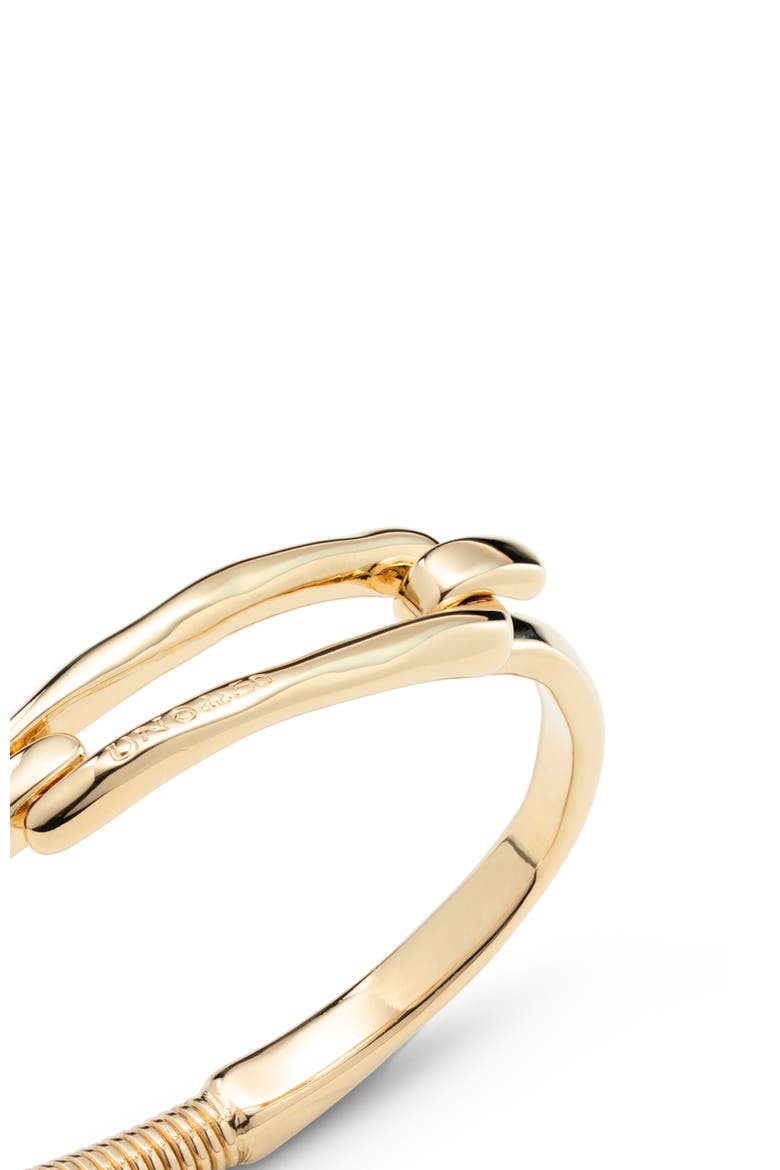 Anchor Buckle Bangle, Alternate, color, Gold