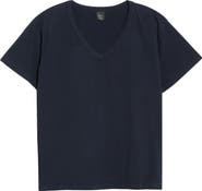 LESET Margo V-Neck Cotton T-Shirt
