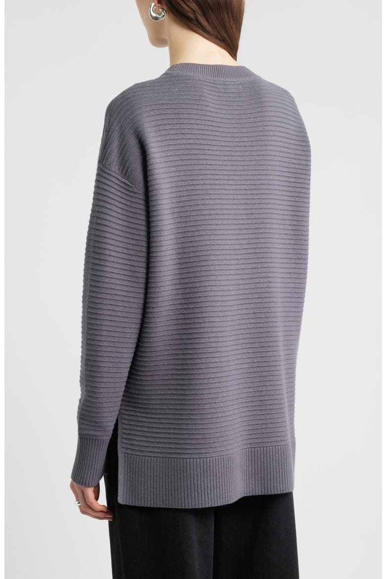 Cotton & Cashmere Ottoman Sweater, Alternate, color, GREY AGATE