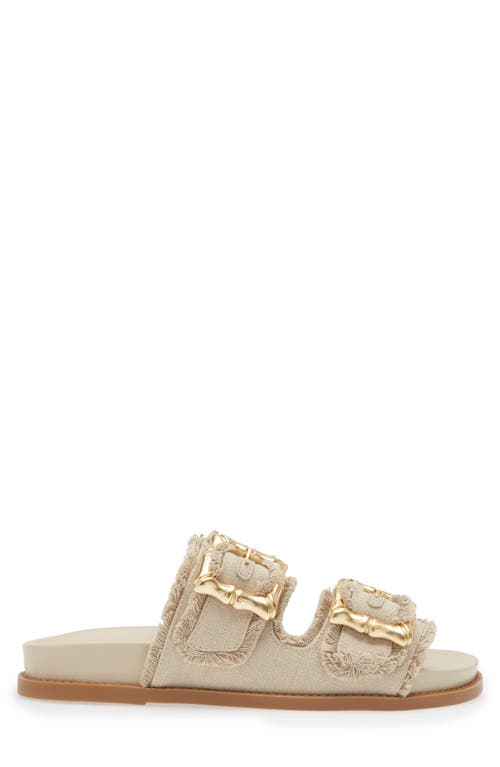 Schutz Enola Sporty Womens Slip On Open Toe Slide Sandals In Neutral