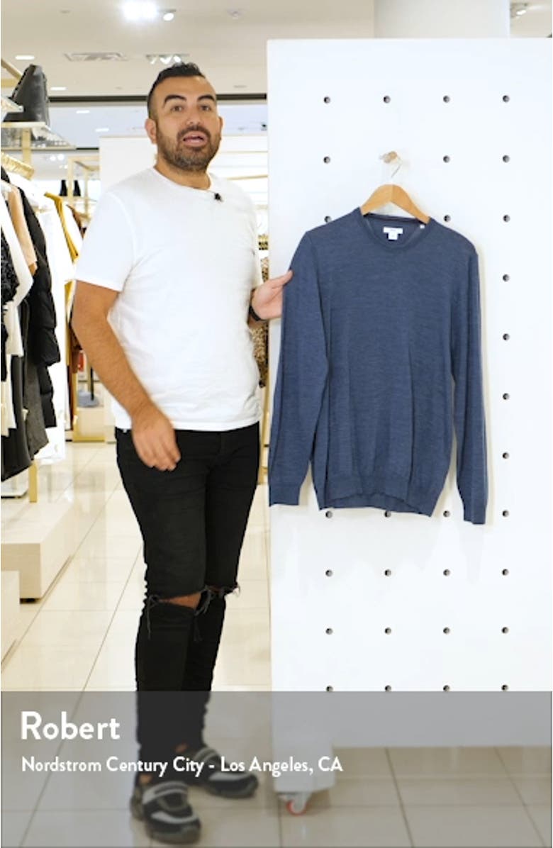 Rick Crewneck Merino Wool Sweater, sales video thumbnail