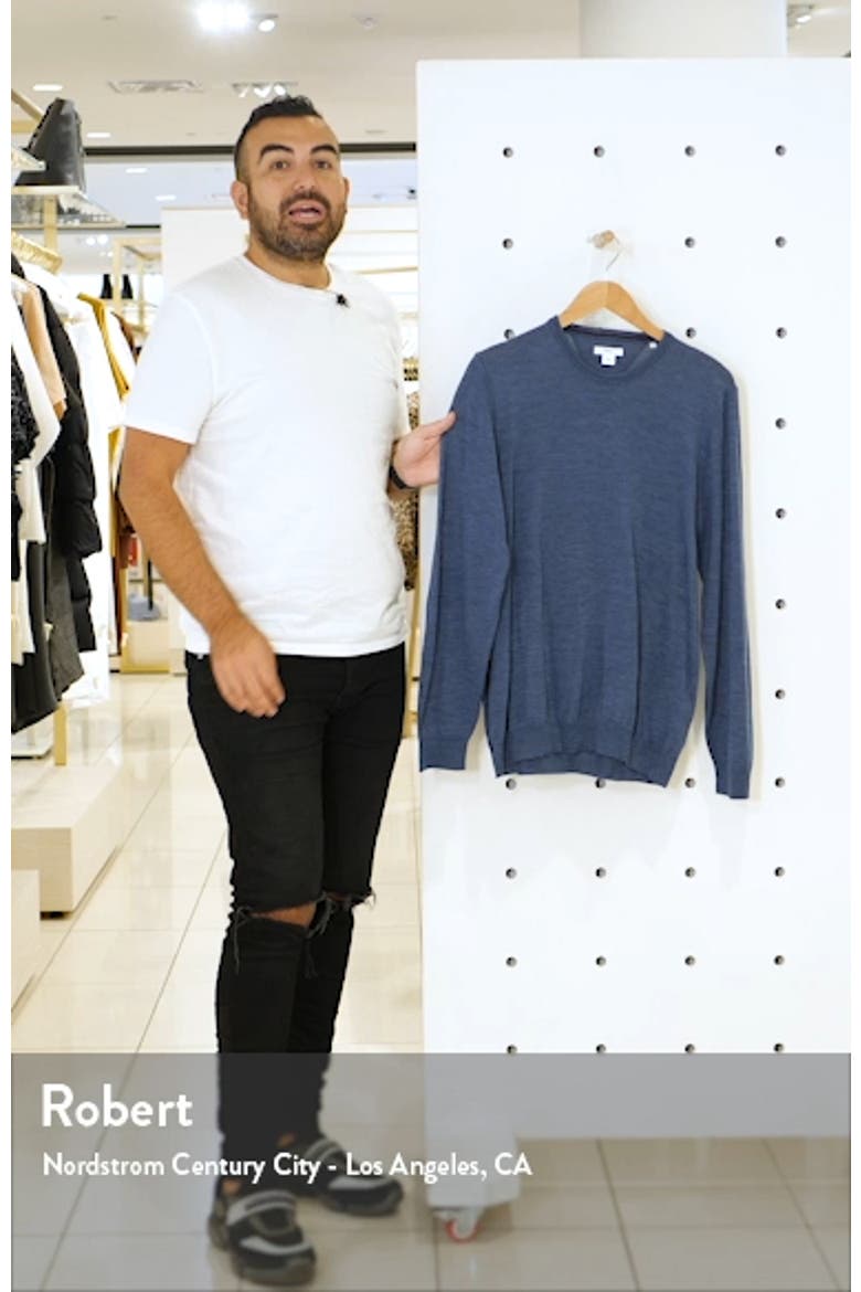Rick Crewneck Merino Wool Sweater video