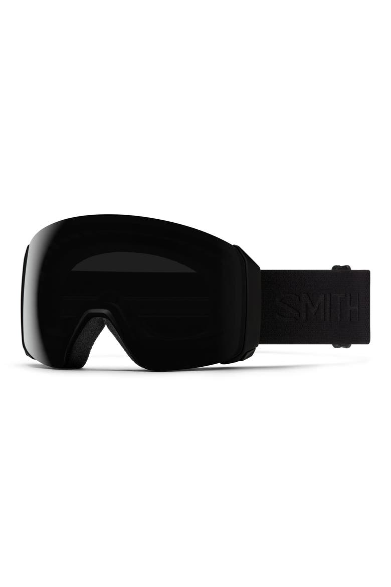 4D MAG™ XL Low Bridge Fit ChromaPop™ Snow Goggles, Main, color, BLACKOUT / CHROMAPOP SUN BLACK