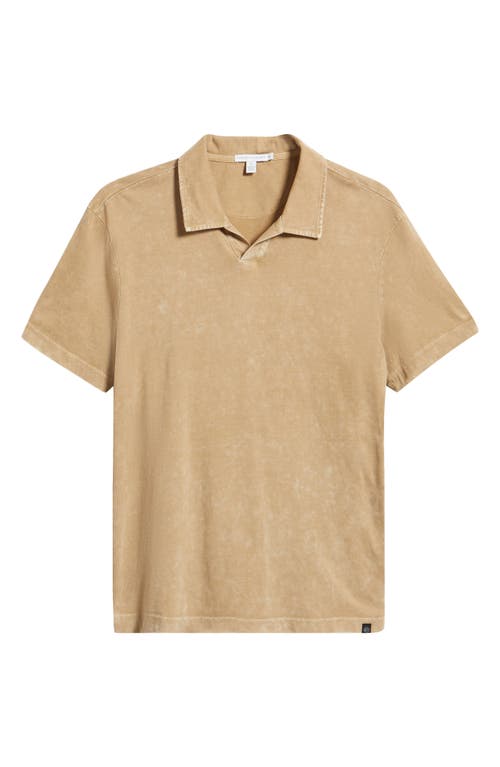 Threads 4 Thought Jared Mineral Wash Cotton Polo In Brown