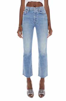 The Tripper High Waist Flood Frayed Flare Jeans
