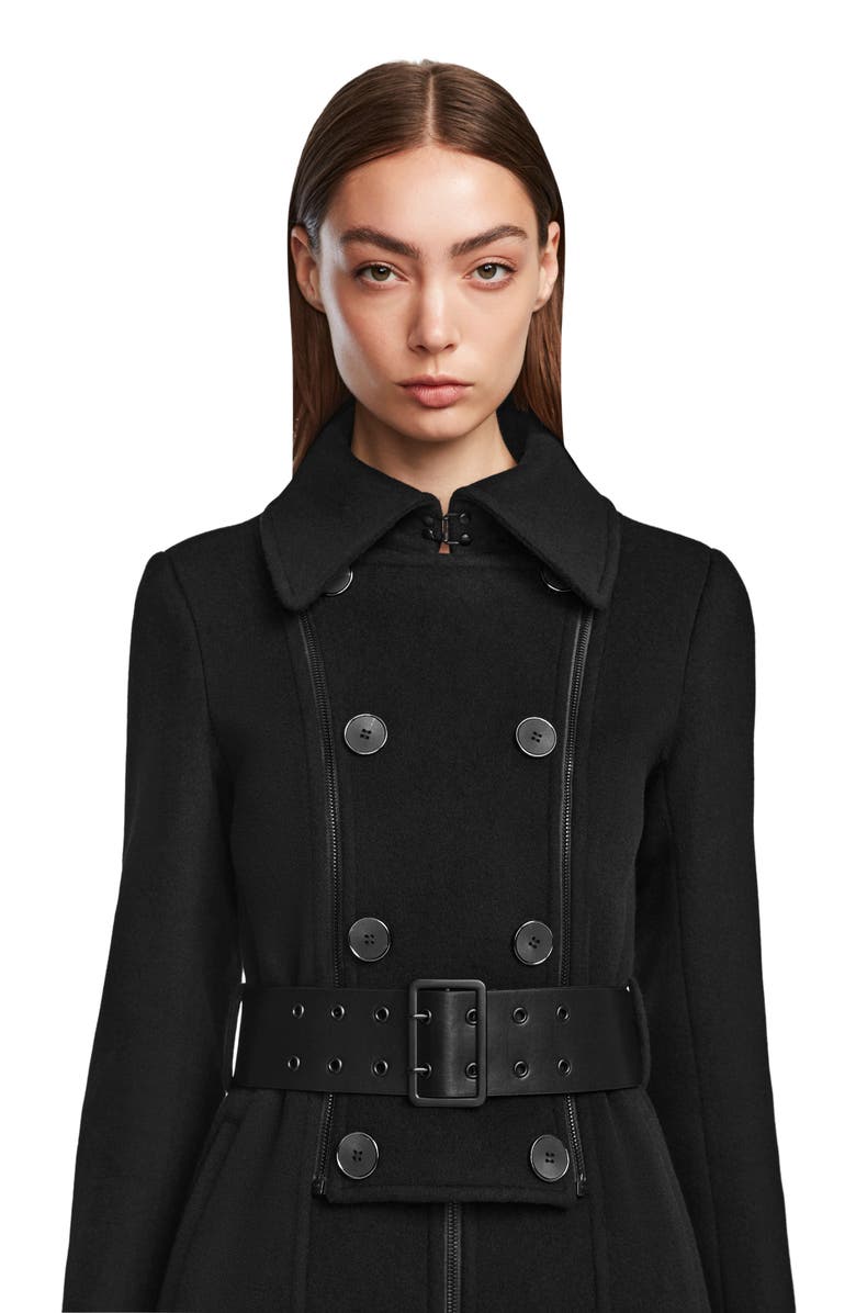 Rudsak VIRGINIE WOMEN'S BELTED WOOL COAT, Alternate, color, 