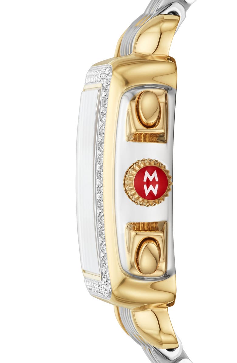 MICHELE Deco Diamond Bracelet Watch, 33mm, Alternate, color,