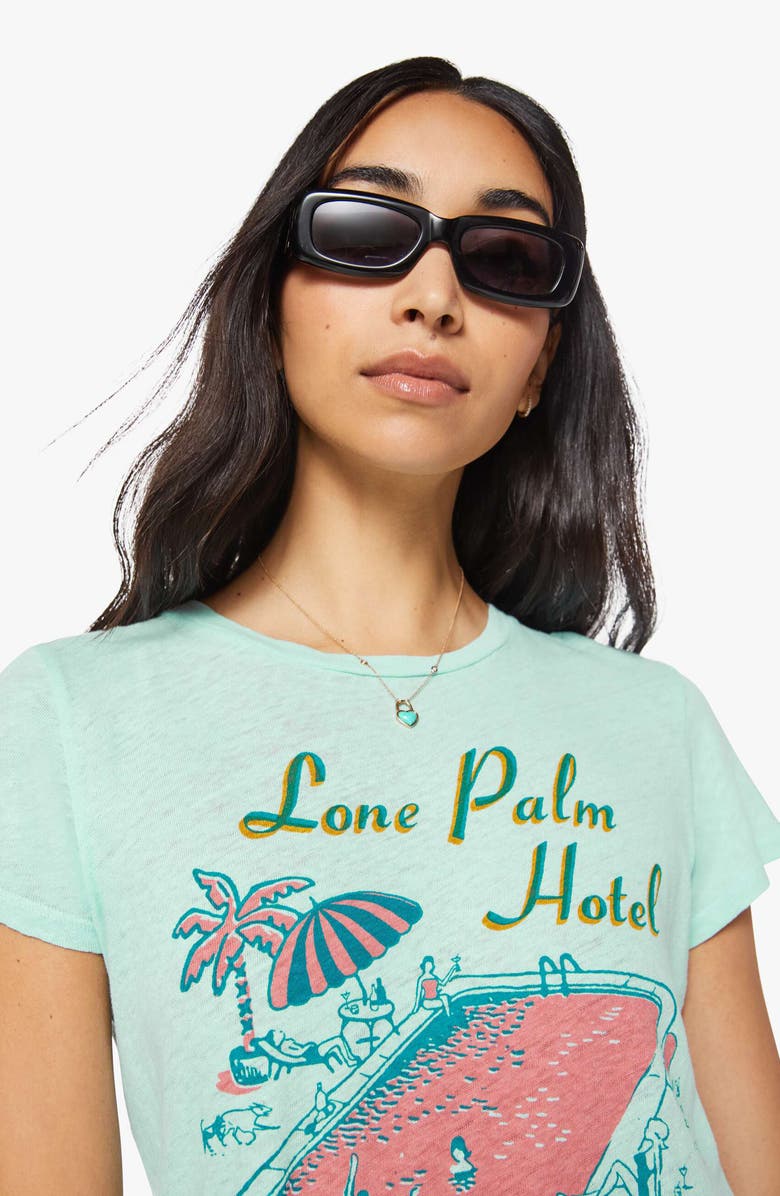 MOTHER The Sinful Supérieur Tee, Alternate, color, Lone Palm