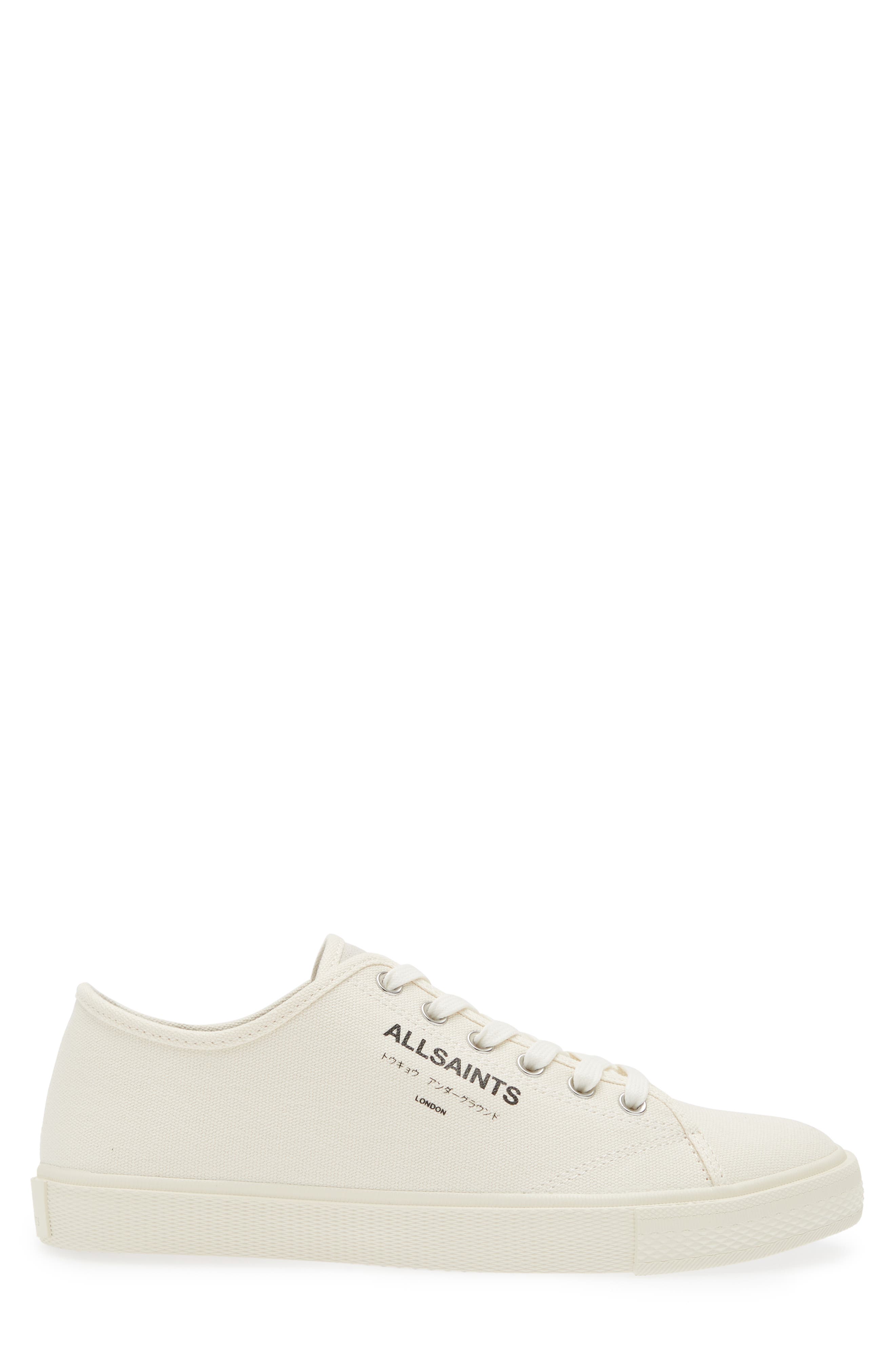 AllSaints Underground Low Top Sneaker, Alternate, color, Off White