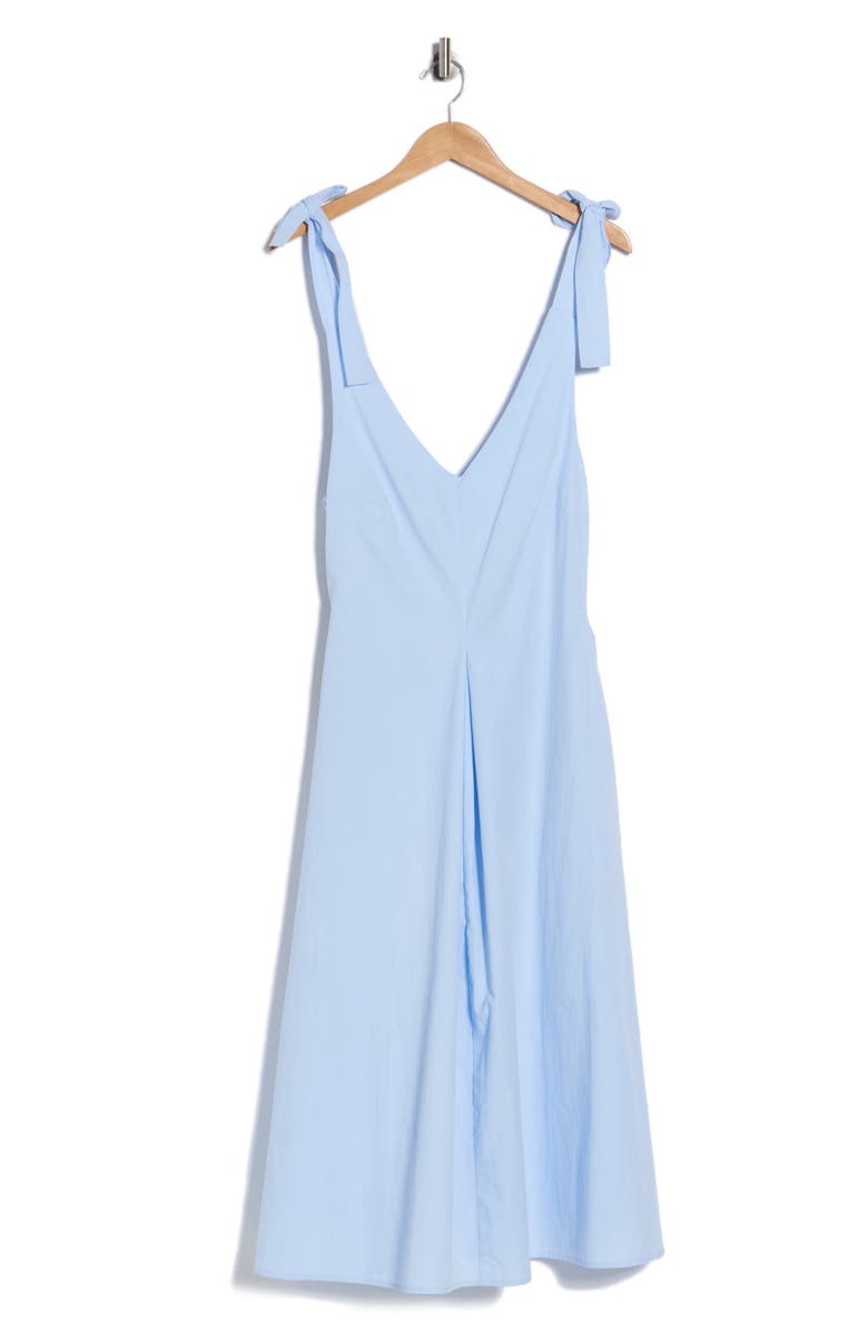 Lush Pleated Midi Dress, Main, color, Light Blue
