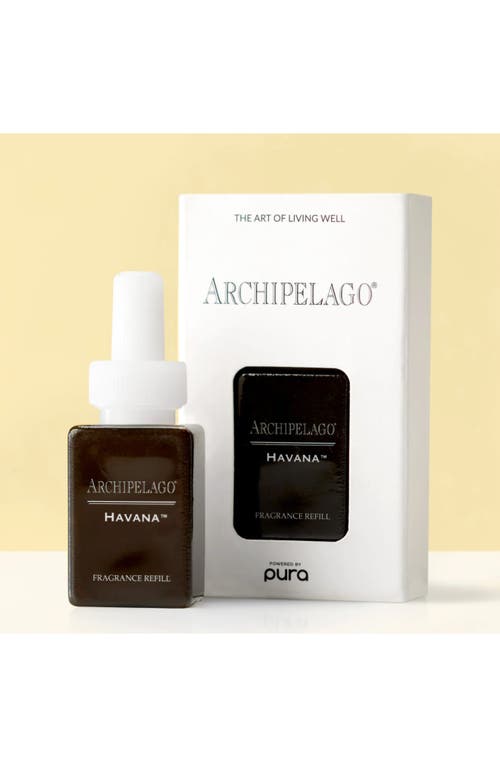 Pura X Archipelago Palm Beach 2-pack Diffuser Fragrance Refills In Havana
