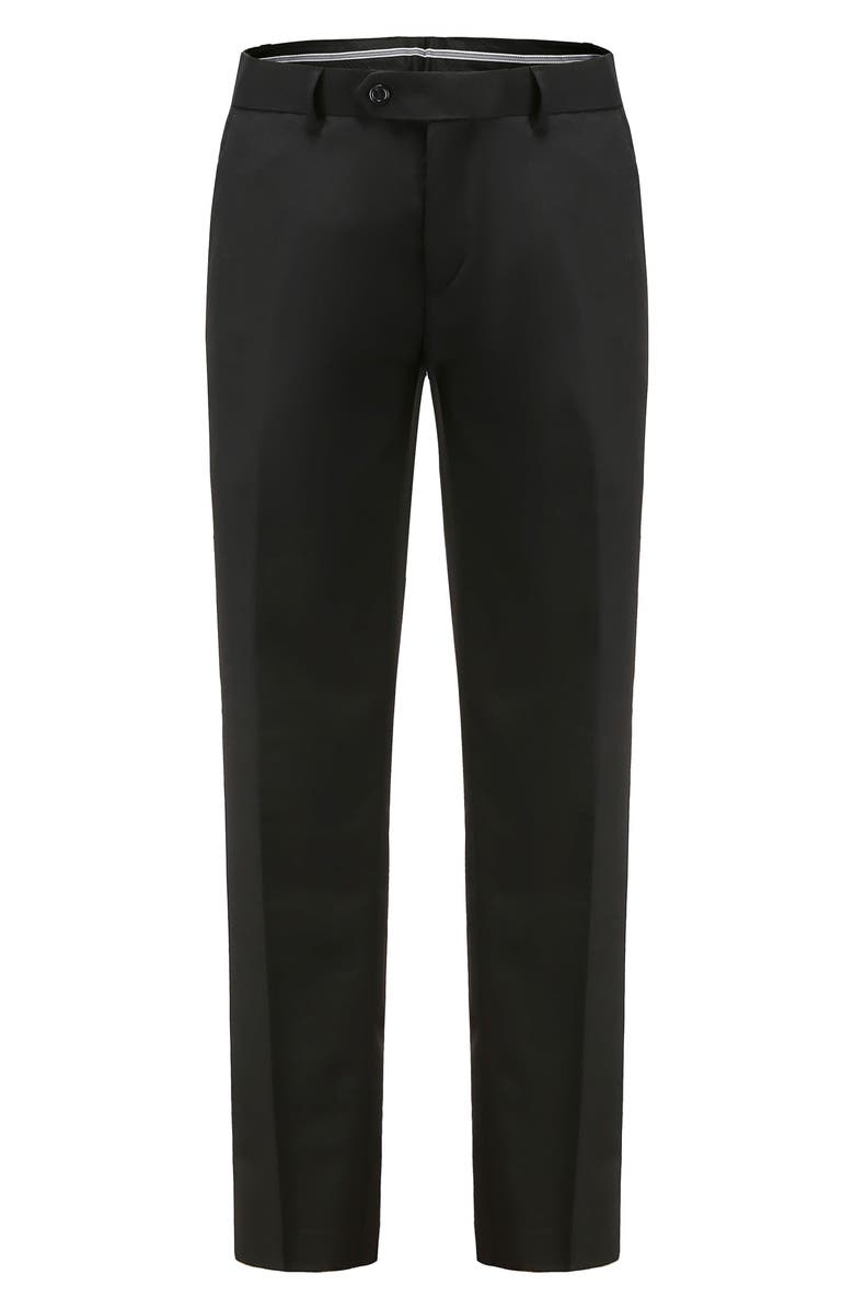 Gino Vitale Premium Slim Fit 3-Piece Tuxedo, Alternate, color, Black