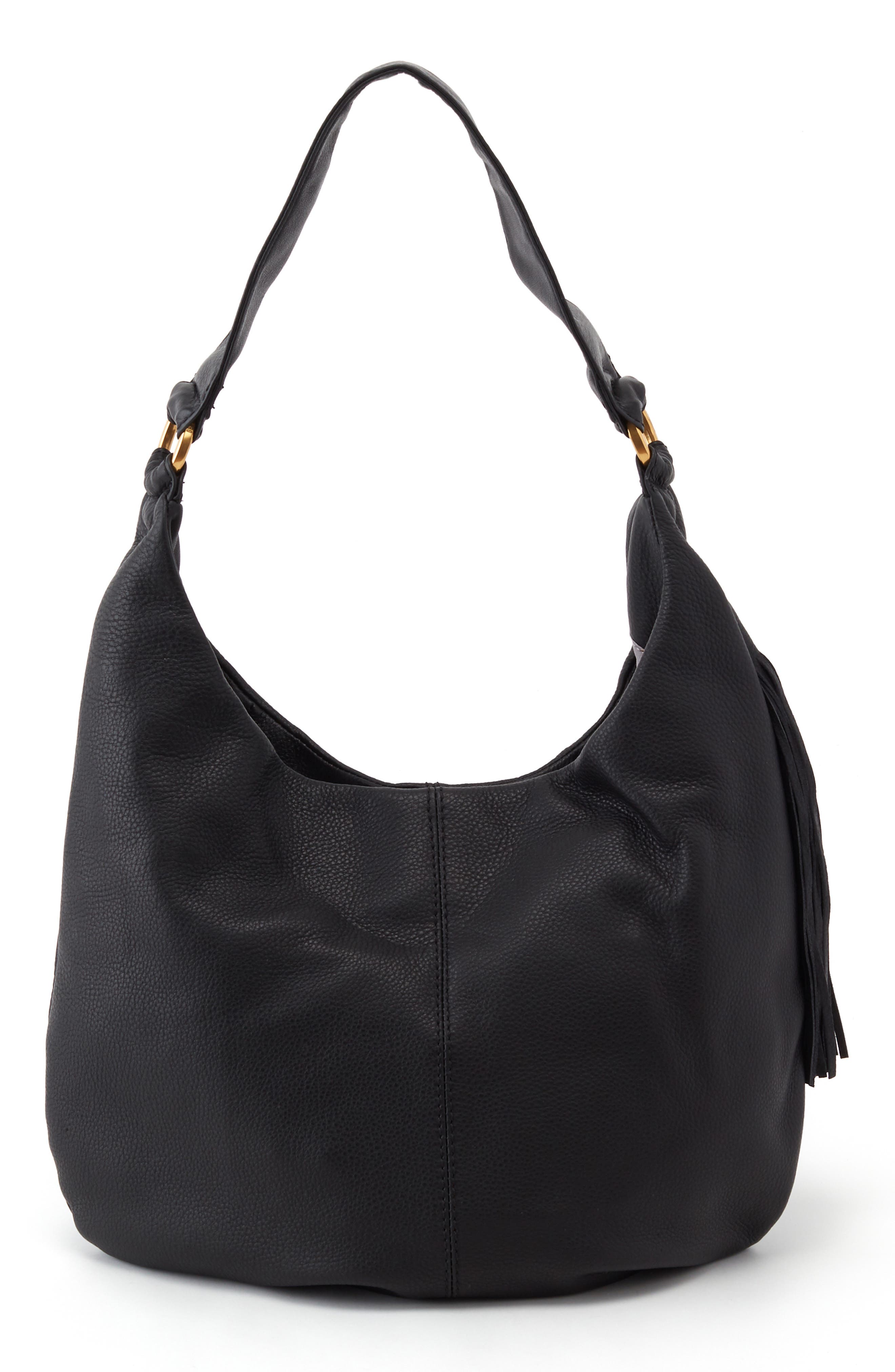 HOBO Gardner Leather Shoulder Bag, Main, color, 