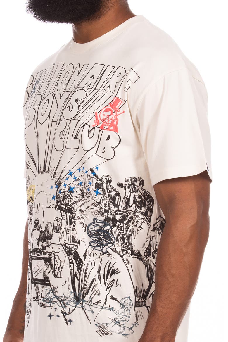 Paparazzi Cotton Graphic T-Shirt, Alternate, color, GARDENIA