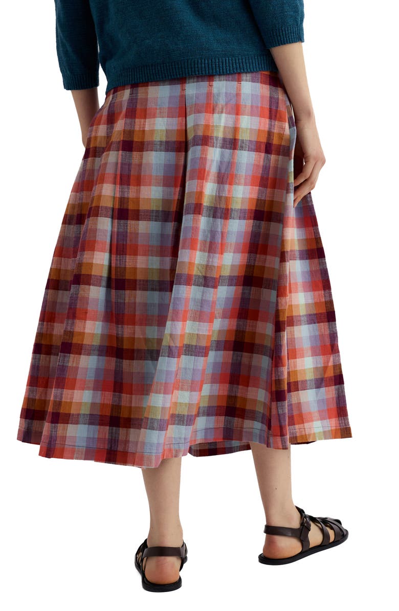Seasalt Cornwall Jamboree Organic Cotton Chambray Midi Skirt, Alternate, color, 