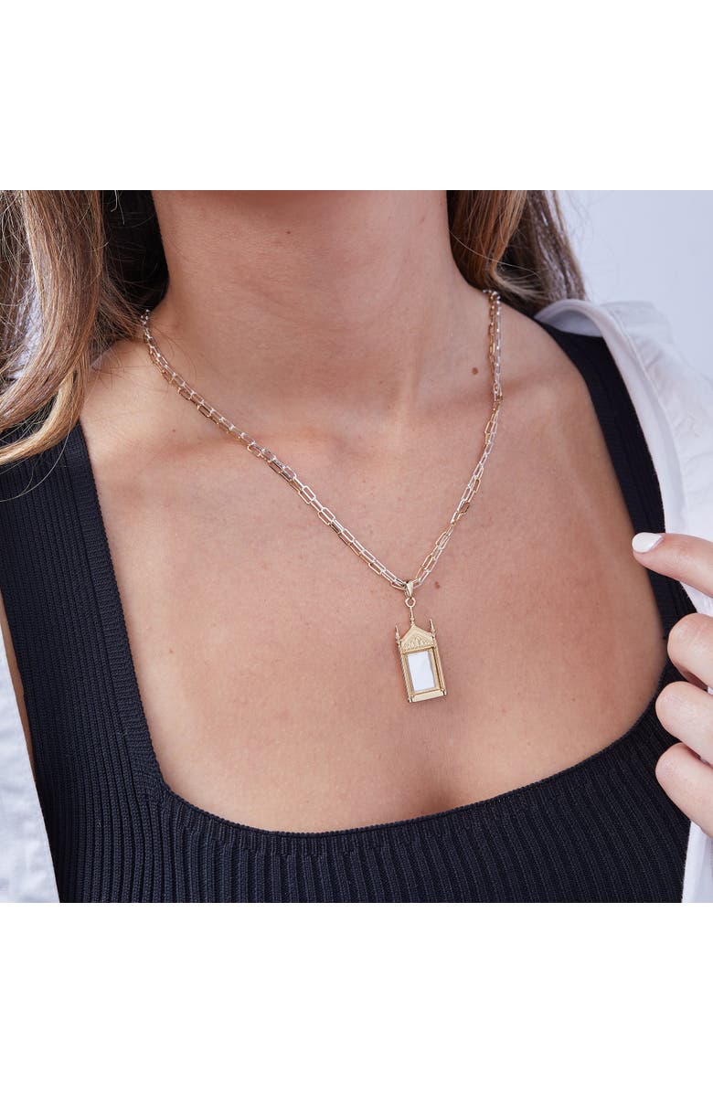 Alex and Ani Harry Potter<sup>™</sup> Mirror Of Erised Necklace, Alternate, color, 