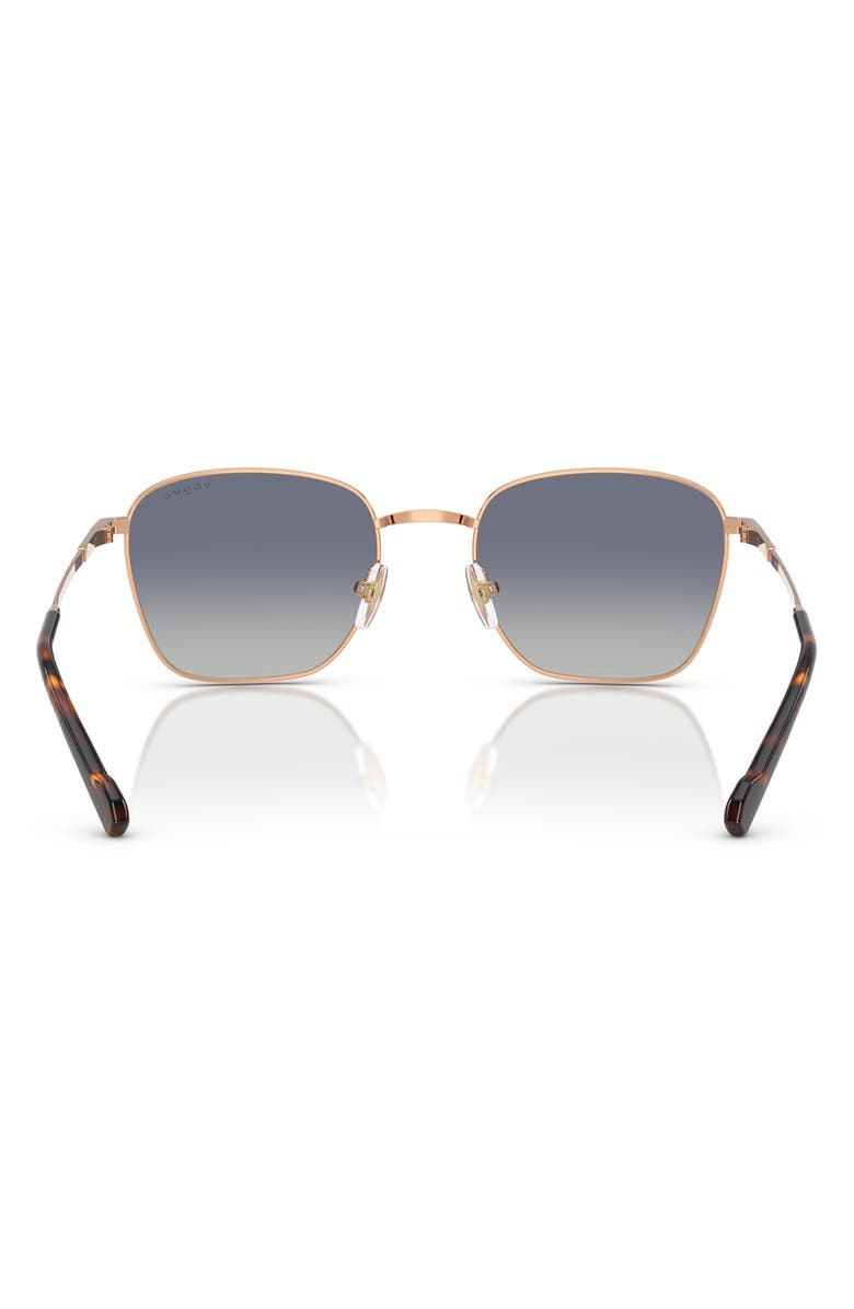 VOGUE 53mm Pillow Sunglasses, Alternate, color, Rose Gold