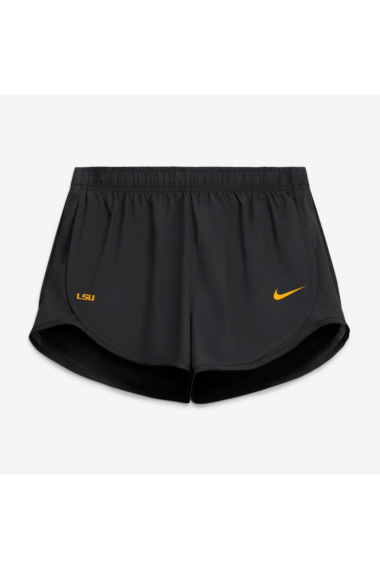Women's Nike Black LSU Tigers Tempo Mid-Rise Dri-FIT Shorts, Main, color, Black