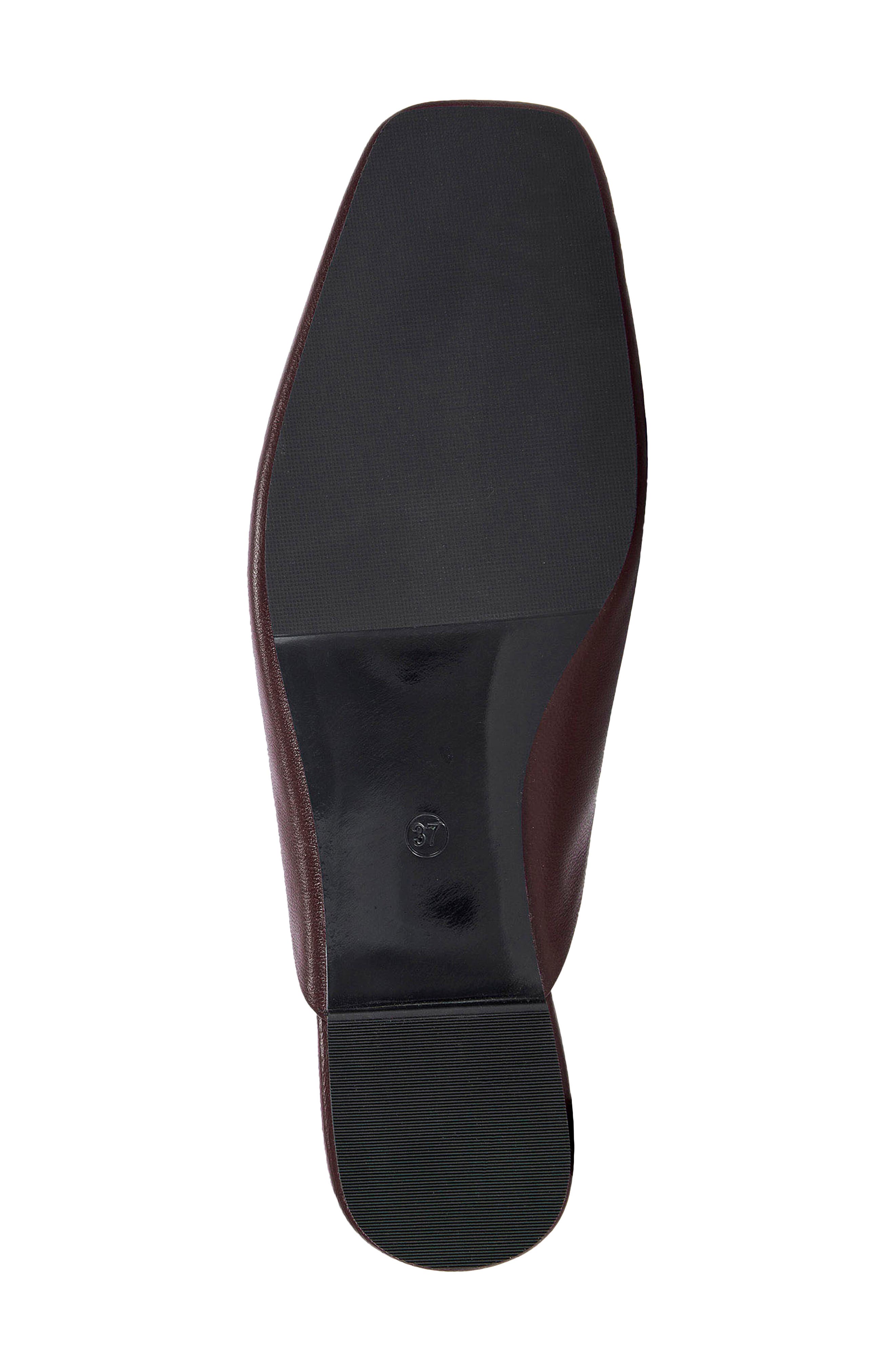Raphael Flat Mule, Alternate, color, CHOCOLATE