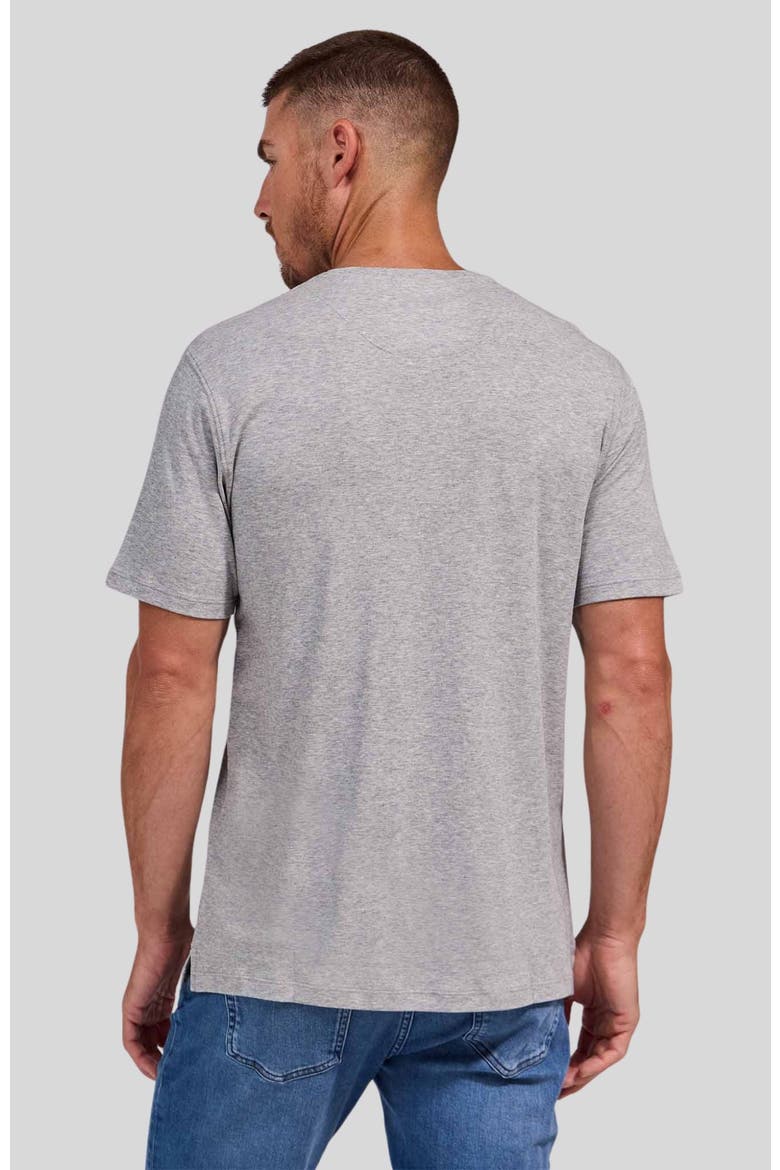 The Luxe Supima Tee, Alternate, color, Heathered Grey